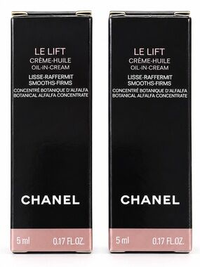 CHANEL Le Lift Oil-in-Cream – Black with Blush Accent